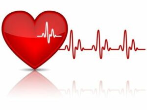Heart Beat Illustration for Heart Health Month